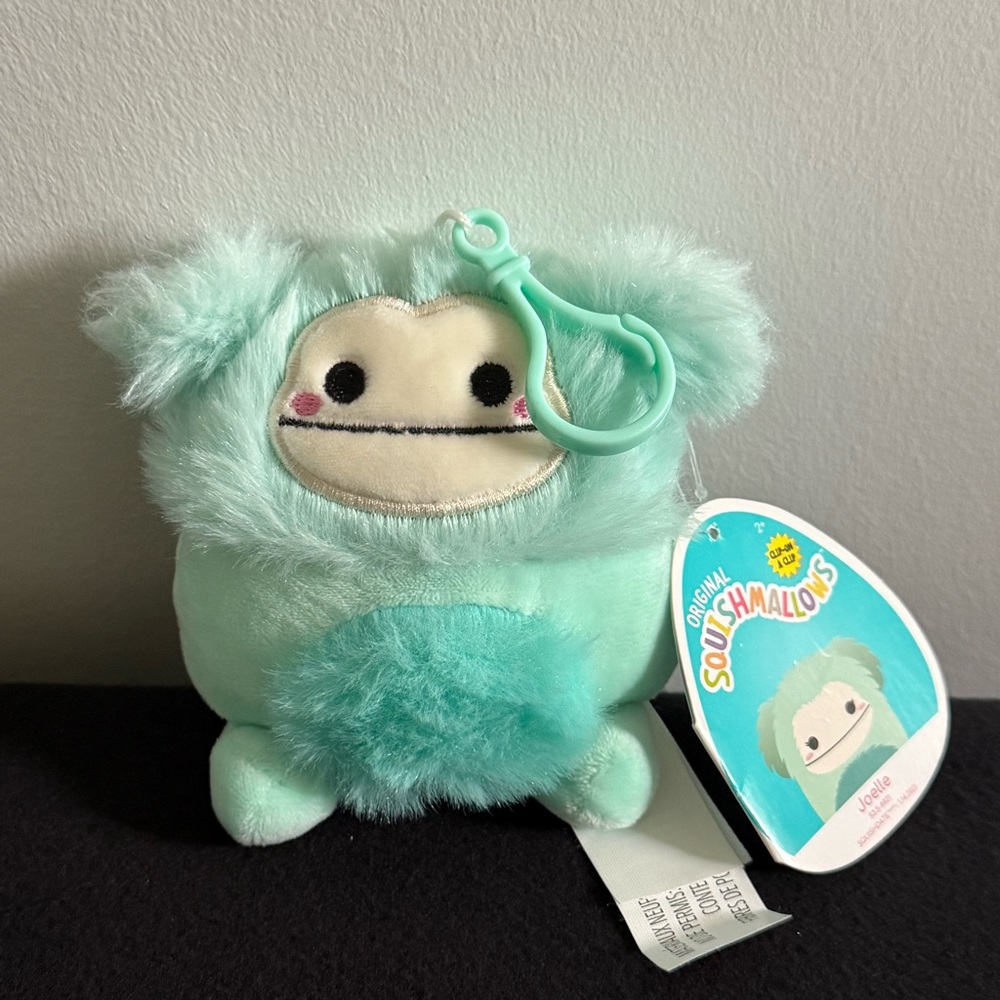 Squishmallow Joelle Bigfoot Clip